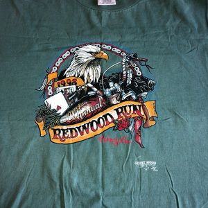 Vintage Redwood Run 1998 t shirt